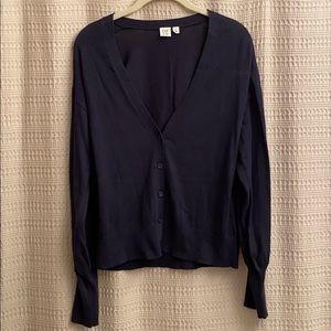 Navy Gap cardigan sweater